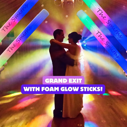 Personalised Wedding Glow Sticks