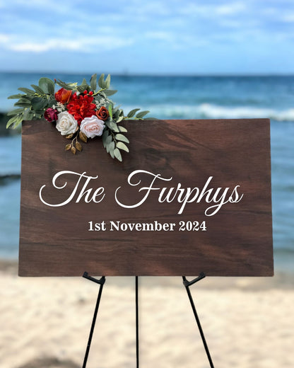 Wedding Welcome Sign