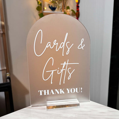 Cards and Gifts Wedding Sign