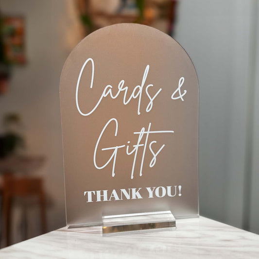 Cards and Gifts Wedding Sign