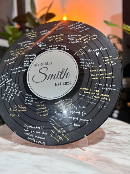 Wedding Record Guest Book Alternative