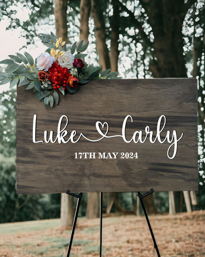 Wedding Welcome Sign