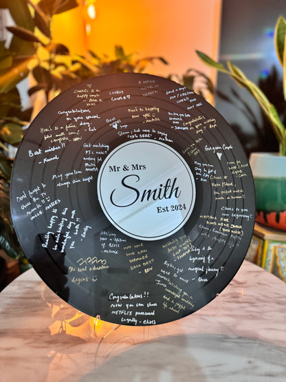 Wedding Record Guest Book Alternative