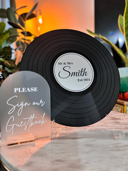 Wedding Record Guest Book Alternative